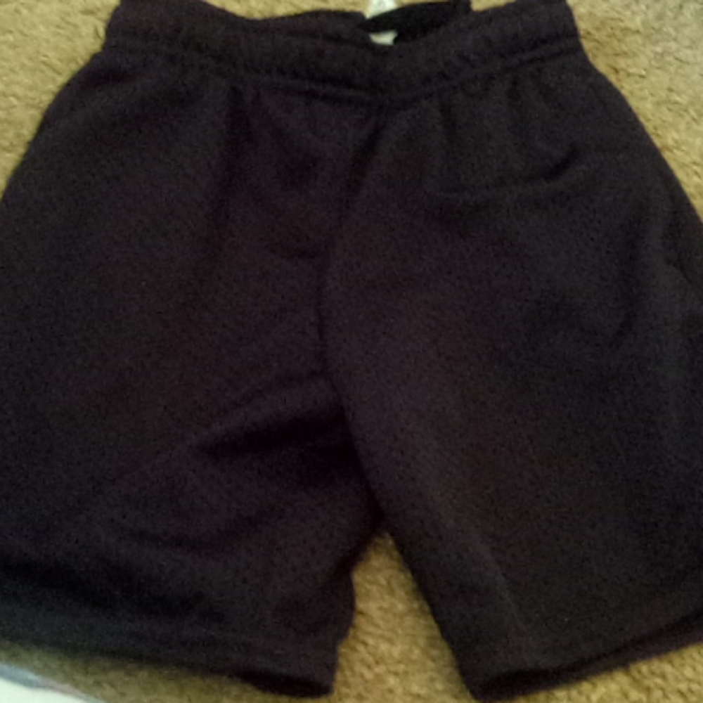 Black gym shorts